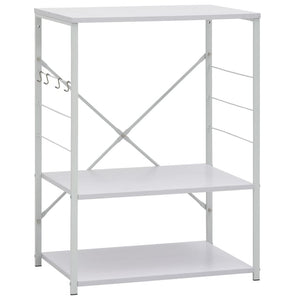 Vidaxl magnetronkast 60x39,6x79,5 cm bewerkt hout wit
