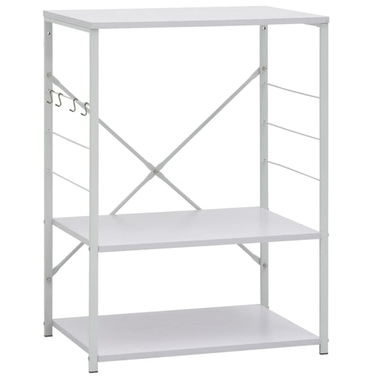 Vidaxl magnetronkast 60x39,6x79,5 cm bewerkt hout wit