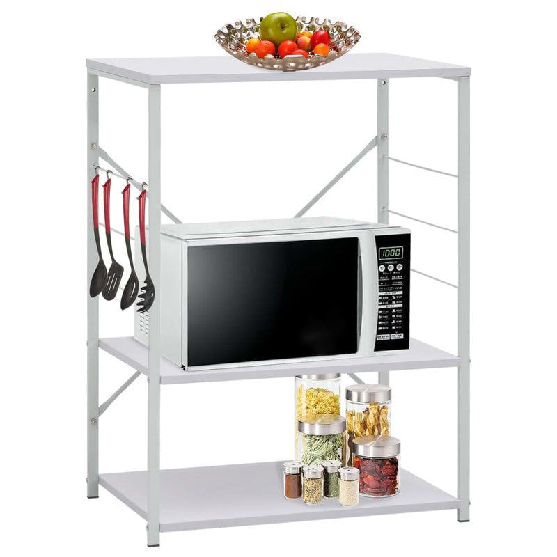 Load image into Gallery viewer, Vidaxl magnetronkast 60x39,6x79,5 cm bewerkt hout wit

