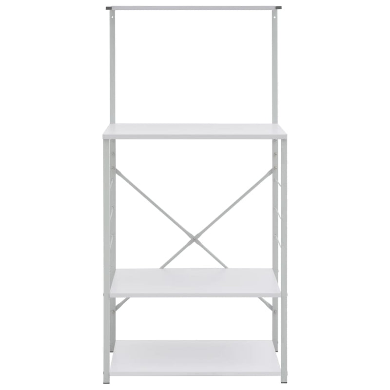 Load image into Gallery viewer, Vidaxl magnetronkast 60x39,6x123 cm bewerkt hout wit
