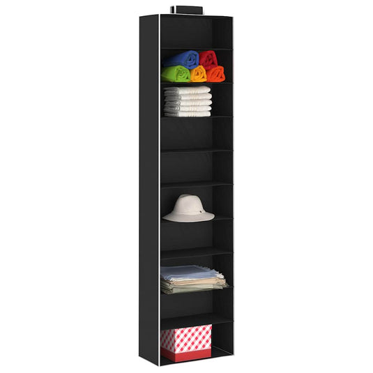 Vidaxl kledingorganisers hangend 2 st met 10 schappen stof