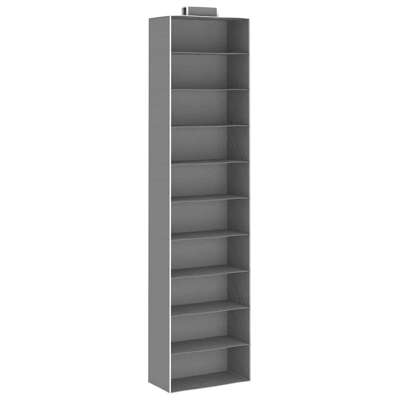 Afbeelding laden in galerijviewer, Vidaxl kledingorganisers hangend 2 st met 10 schappen stof
