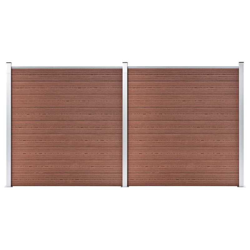 Load image into Gallery viewer, VidaXL Schutting 353x186 cm HKC bruin
