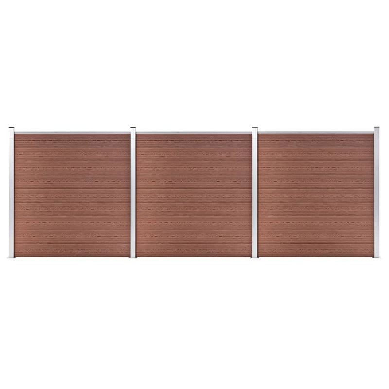 Load image into Gallery viewer, VidaXL Schutting 526x186 cm HKC bruin
