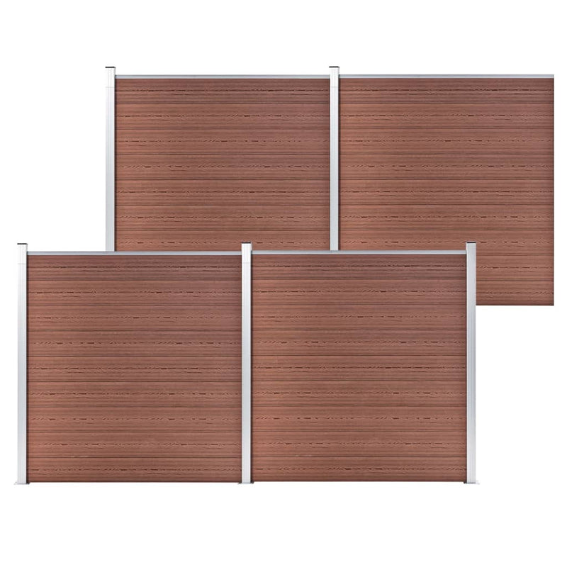 Load image into Gallery viewer, VidaXL Schutting 699x186 cm HKC bruin
