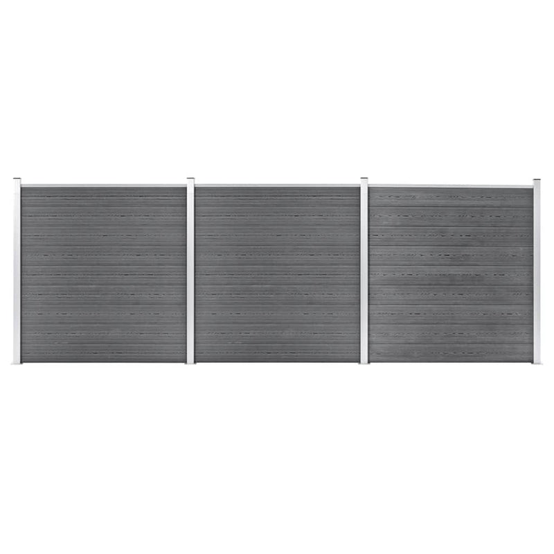 Load image into Gallery viewer, VidaXL Schutting 526x186 cm HKC grijs
