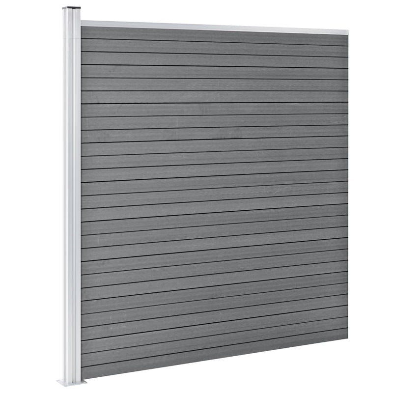 Load image into Gallery viewer, VidaXL Schutting 699x186 cm HKC grijs
