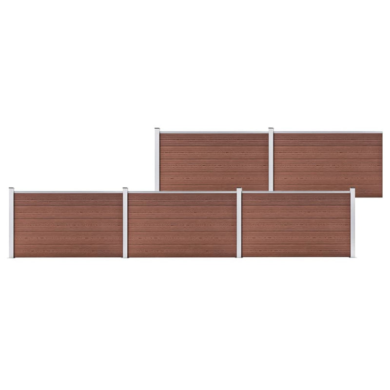 Load image into Gallery viewer, VidaXL Schutting 872x106 cm HKC bruin
