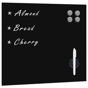 Vidaxl magneetbord wandmontage 50x50 cm glas