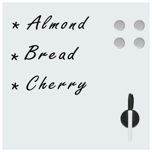 Vidaxl magneetbord voor aan de wand 40x40 cm glas