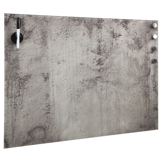 Vidaxl magneetbord wandmontage 50x30 cm glas