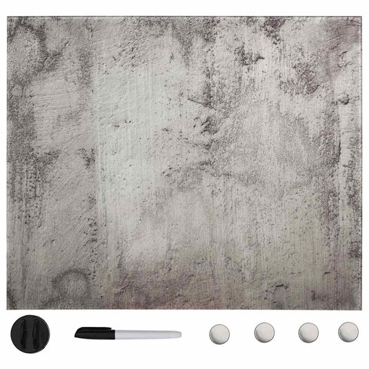 Vidaxl magneetbord wandmontage 60x60 cm glas