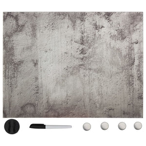 Vidaxl magneetbord wandmontage 80x60 cm glas