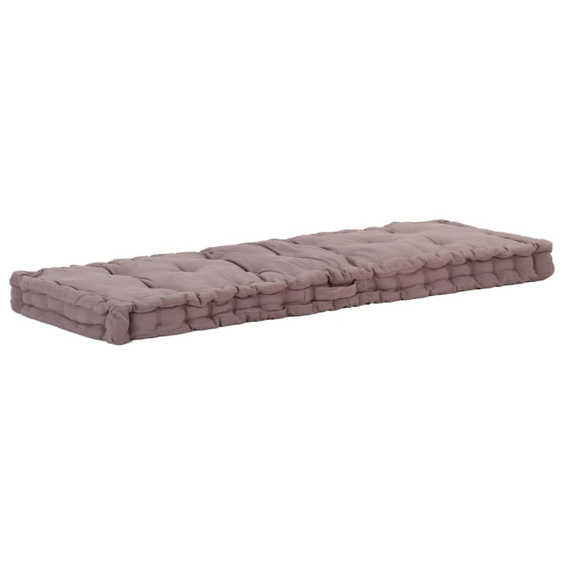 Load image into Gallery viewer, VidaXL Palletvloerkussens 2 st katoen taupe
