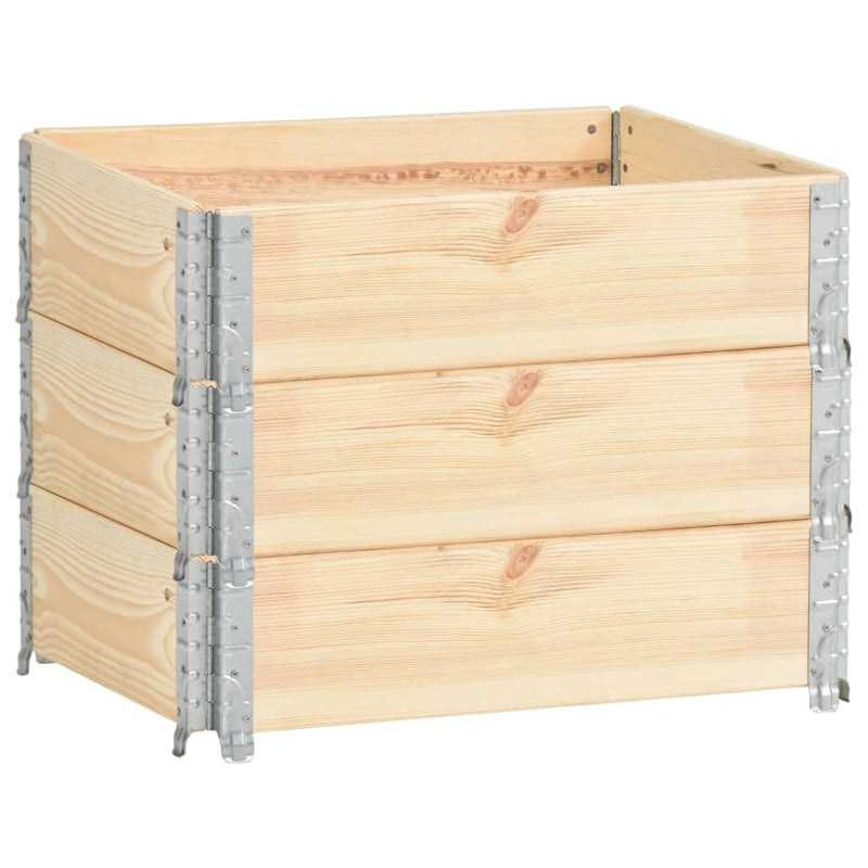 Load image into Gallery viewer, Vidaxl palletopzetranden 3 st 60x80 cm massief grenenhout
