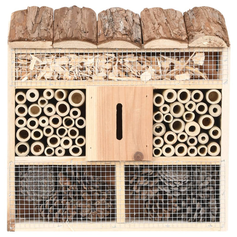 Load image into Gallery viewer, Vidaxl insectenhotel 30x10x30 cm vurenhout
