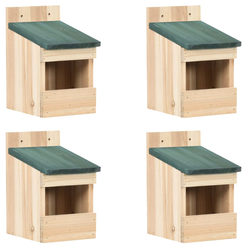 Load image into Gallery viewer, Vidaxl vogelhuisjes 4 st 12x16x20 cm vurenhout
