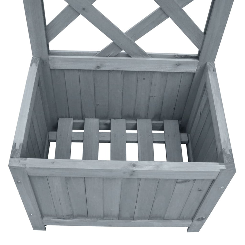 Load image into Gallery viewer, Vidaxl latwerkplantenbak 40x30x135 cm massief vurenhout
