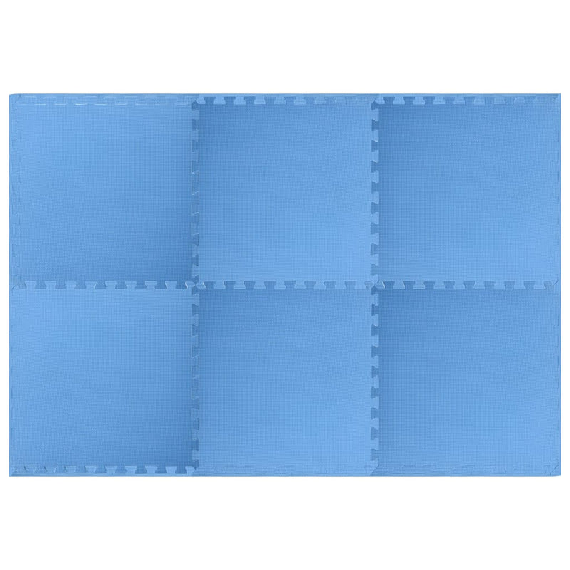 Load image into Gallery viewer, Vidaxl vloermatten 6 st 2,16 ㎡ eva-schuim blauw
