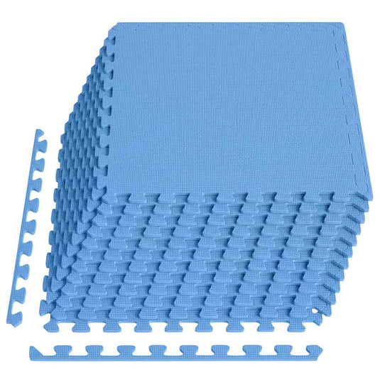 Vidaxl vloermatten 24 st 8,64 ㎡ eva-schuim blauw