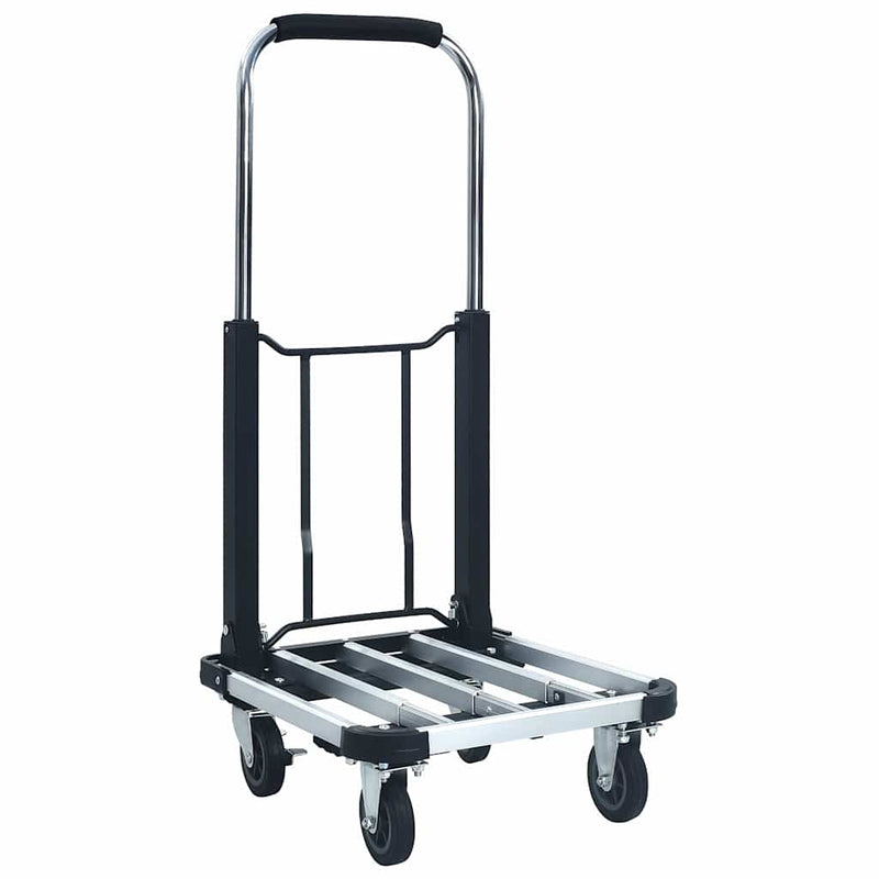 ギャラリービューアに画像をロードする, Vidaxl transportwagen inklapbaar 150 kg aluminium zilverkleurig
