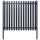 VidaXL Schuttingpaneel 174,5x170 cm gepoedercoat staal antraciet