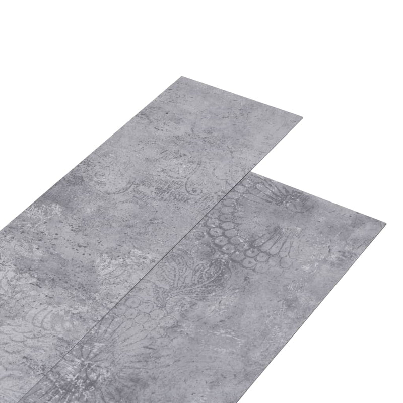 Load image into Gallery viewer, Vidaxl vloerplanken niet-zelfklevend 5,26 m² 2 mm pvc cementgrijs
