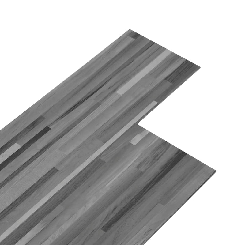 Load image into Gallery viewer, Vidaxl vloerplanken niet-zelfklevend 5,26 m² 2 mm pvc gestreept grijs
