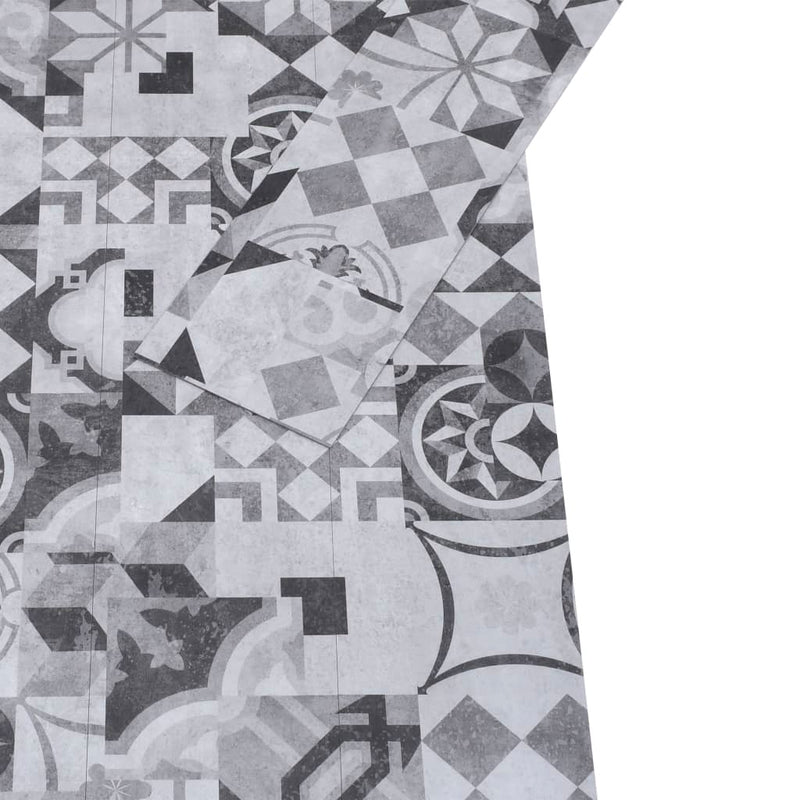 Load image into Gallery viewer, Vidaxl vloerplanken zelfklevend 4,46 m² 3 mm pvc grijs patroon
