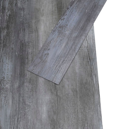 Vidaxl vloerplanken zelfklevend 4,46 m² 3 mm pvc glanzend grijs
