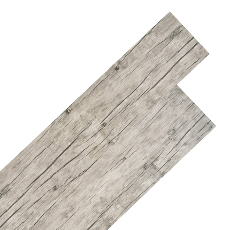 Load image into Gallery viewer, VidaXL Vloerplanken niet-zelfklevend 4,46 m² 3 mm PVC lichtgrijs
