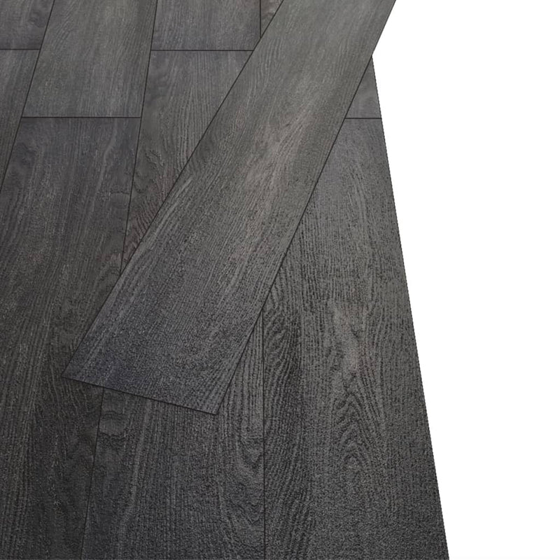 Load image into Gallery viewer, VidaXL Vloerplanken niet-zelfklevend 4,46 m² 3 mm PVC zwart
