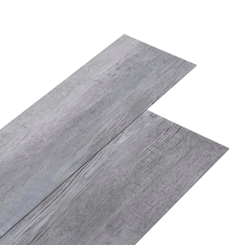 Load image into Gallery viewer, Vidaxl vloerplanken zelfklevend 5,02 m² 2 mm pvc mat houtgrijs
