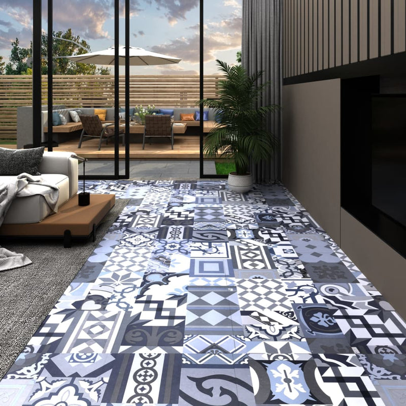 Load image into Gallery viewer, Vidaxl vloerplanken zelfklevend 5,11 m² pvc gekleurd patroon
