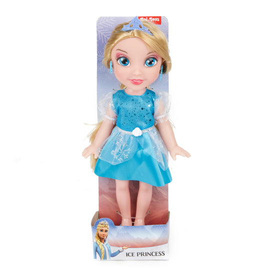 Ice princess toi-toys pop ijsprinses 28 cm blauw