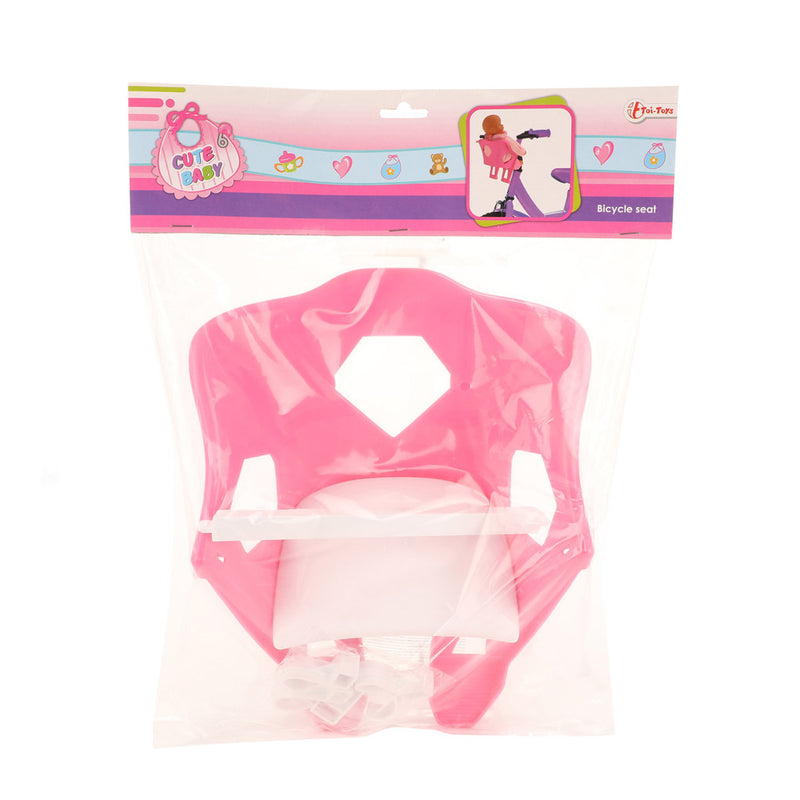 Load image into Gallery viewer, Cute baby poppenfietsstoel roze

