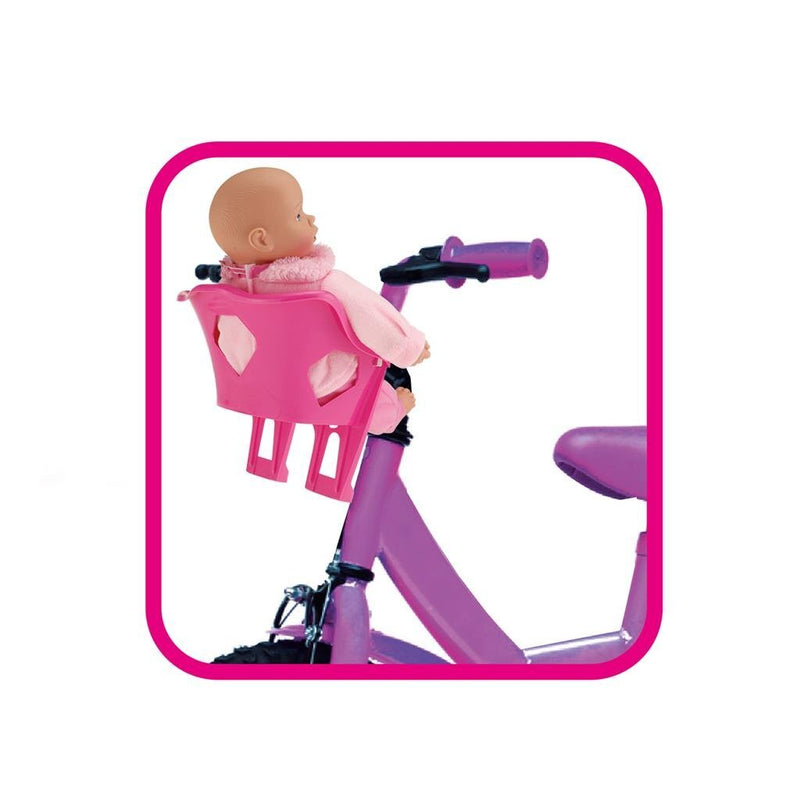 Load image into Gallery viewer, Cute baby poppenfietsstoel roze

