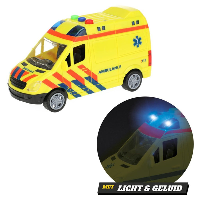 Chargez l'image dans la visionneuse de la galerie, Toi-toys ambulance - speelgoed auto - frictie - licht en geluid - speelgoed
