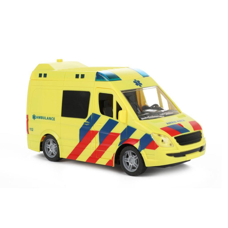 Load image into Gallery viewer, Cars trucks ambulance + licht en geluid
