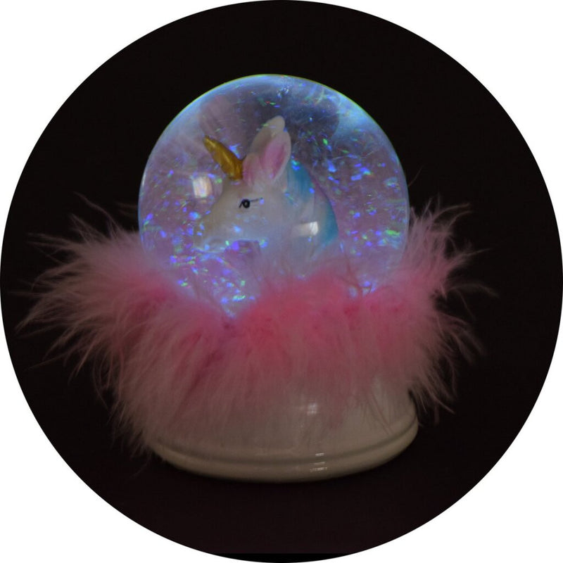 Load image into Gallery viewer, Dream horse sneeuwbol eenhoorn met licht
