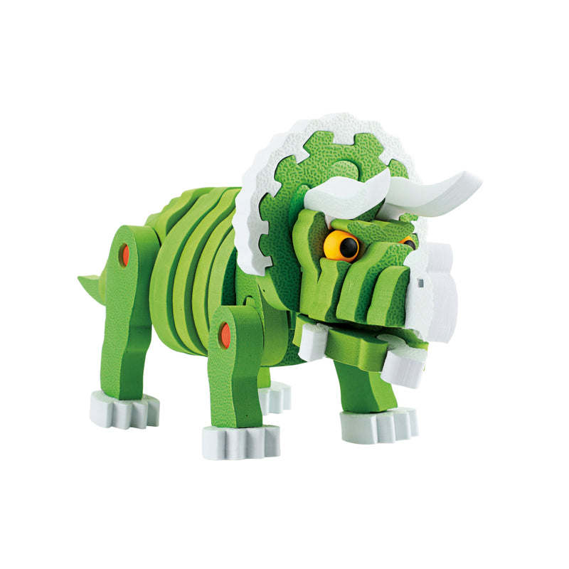 Load image into Gallery viewer, Toi-toys knutselpuzzel tricera junior 25,8 cm groen 59-delig
