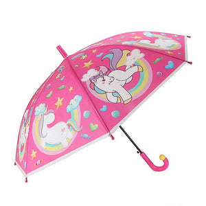 Toi-toys kinderparaplu eenhoorn - paraplu - roze - 66 cm