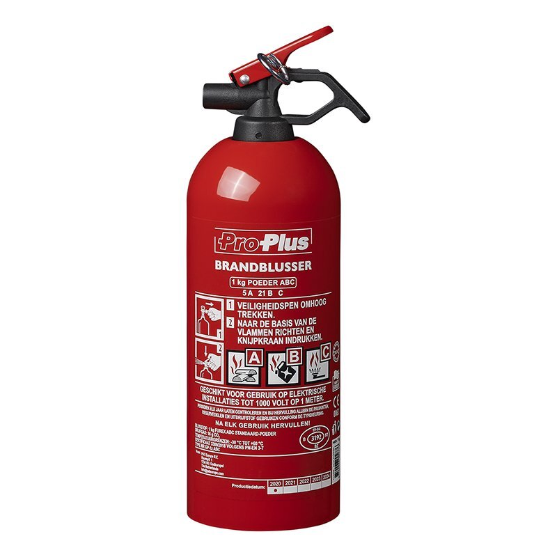 ギャラリービューアに画像をロードする, Proplus brandblusser 1kg abc poeder nl geschikt voor auto, boot en caravan
