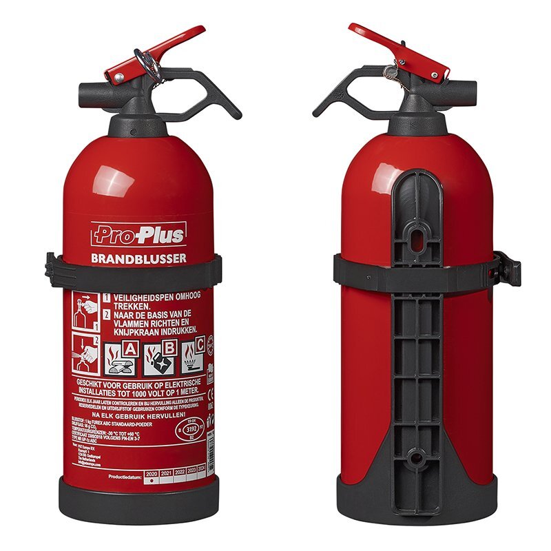 Afbeelding laden in galerijviewer, Proplus brandblusser 1kg abc poeder nl geschikt voor auto, boot en caravan
