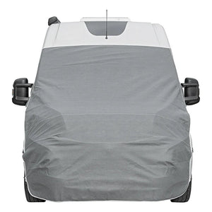 Proplus raamafdekking voor fiat ducato vanaf 06-2006 – voorruit- en zijraambescherming voor camper – inclusief bevestigingsstrips – grijs