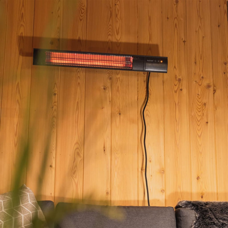 Load image into Gallery viewer, Sunred Sunred Wandverwarmer Diamond Dark 2000 W Rose Gold Carbon zwart
