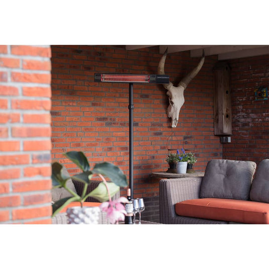 Sunred verwarmer royal diamond dark 2500 w rose gold carbon zwart