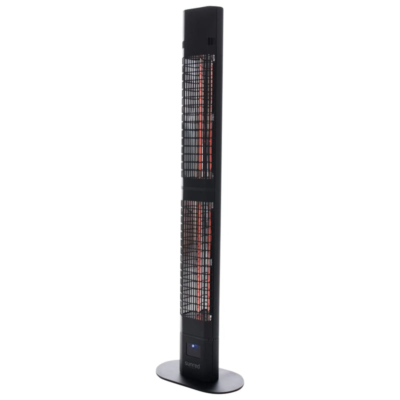 Load image into Gallery viewer, Sunred Sunred Patioverwarmer Diamond Dark 3000 W Rose Gold Carbon zwart
