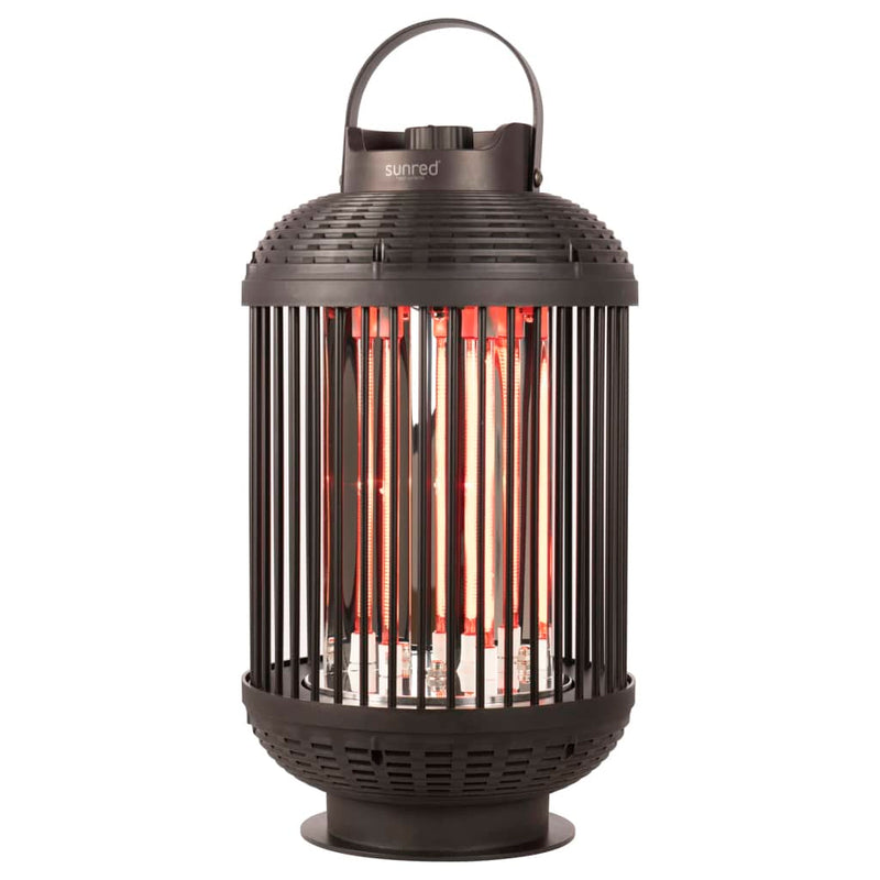 Load image into Gallery viewer, Sunred tafelverwarmer indox 1200 w halogeen zwart
