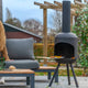 RedFire RedFire Tuinhaard met grillrooster Fuego groot zwart